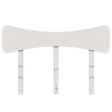 Headboard White 120 cm Solid Wood Pine 844786