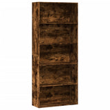 Book Cabinet Smoked Oak 80x30x189 cm Engineered Wood 3314673