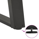 Console Table Legs U-Shaped 2 pcs Anthracite 38x cm Steel 4012782