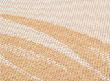 Outdoor Flatweave Rug 120x170 cm Leaf Pattern 340858
