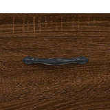 Highboard Brown Oak 69.5x31x115 cm Engineered Wood 830323