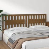 Bed Headboard Honey Brown 205.5x4x100 cm Solid Wood Pine 818593