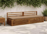 2-Piece Bench Cushions VUGHT 2 pcs 100% Polyester Taupe 952265