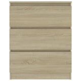 Sideboard Sonoma Oak 60x35x76 cm Engineered Wood 801385