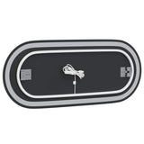 LED Bathroom Mirror 90x40 cm Oval 353286