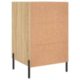 Bedside Cabinet Sonoma Oak 40x40x66 cm Engineered Wood 827671