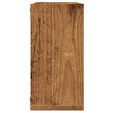 Wall Cube Shelves 4 pcs Old Wood 30x15x30 cm Engineered Wood 856577