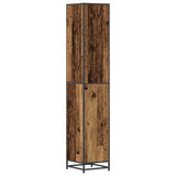 Bathroom Furniture Set with Shelf Old Wood 35 x 37.5 x 188.5 cm 3402317