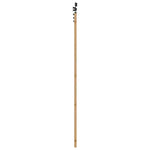 Sliding Door Manual Natural and black 93 x 211 cm 3333488