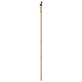 Sliding Door Manual Natural and black 93 x 211 cm 3333488