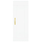 Wall Mounted Cabinet White 34.5x34x90 cm Engineered Wood 835018