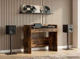 DJ Table Smoked Oak 102 x 45 x 102 cm Engineered Wood 8006744