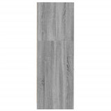 Apothecary Cabinet Grey Sonoma 30x41x118 cm Engineered Wood 855165