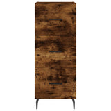 Highboard Smoked Oak 34,5x34x180 cm Engineered Wood 3198870