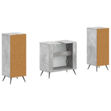 2 Piece Bathroom Cabinet Set BREDA Concrete Grey 3418047