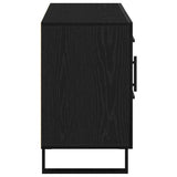Sideboard Black Oak 100 x 36 x 60 cm Engineered Wood 862960
