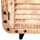 TV Cabinet Rough Mango Wood 120x30x50 cm 244009