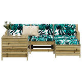 5 Piece Garden Sofa Set Impregnated Wood Pine 3250507