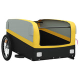 Bike Trailer Black and Yellow 45 kg Iron 94043
