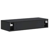 Wall-Mounted Side Table Wall-mounted Black 87.5 x 34.5 x 17 cm 899346