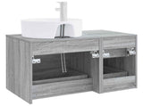Bathroom Furniture Set 2 pcs Grey Sonoma Engineered Wood 3403989