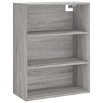 Highboard Grey Sonoma 69.5x34x180 cm Engineered Wood 3190019