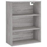 Highboard Grey Sonoma 69.5x34x180 cm Engineered Wood 3190019