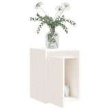 Wall Cabinets 2 pcs White 30x30x40 cm Solid Wood Pine 813478