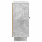 Sideboard Concrete Grey 89 x 34.5 x 80 cm Engineered Wood 893958