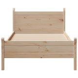 Bed Frame without Mattress 90x200 cm Solid Wood Pine 855600