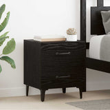 Bed Cabinet 2 pcs Black Oak 40 x 35 x 47.5 cm Engineered Wood 880570