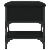 Shoe Bench Black 42x42x45 cm Engineered Wood 835182