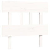 Bed Frame without Mattress White 100x200 cm Solid Wood Pine 3193327