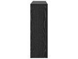 Radiator Cover Black Oak 149 x 20 x 82 cm Engineered Wood 869225