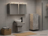 Bathroom Cabinet Set 4 pcs Concrete Grey Engineered Wood 3407370