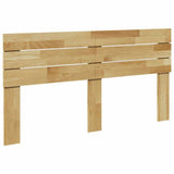 Headboard 135 cm Solid Wood Oak 851978
