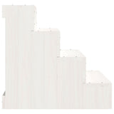 Pet Stair White 40x49x47 cm Solid Wood Pine 822467