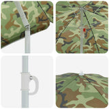 Garden Parasol 263 x 263 x 272 cm 170T Polyester Camouflage 4010670