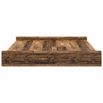 Storage Bed Frame Old wood 200 x 200 cm Engineered wood 3335267