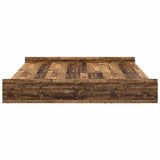 Storage Bed Frame Old wood 180 x 200 cm Engineered wood 3335275