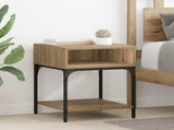 Bedside Table 2 pcs Artisan Oak 40 x 40 x 50 cm Engineered Wood 881815