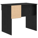 Desk with Drawer Black Oak 90 x 49 x 75 cm Engineered Wood 869267