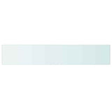 Shelves 2 pcs Panel Glass Clear 110x20 cm 3051589