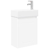 Bathroom Vanity Unit with Tap White 45.5 x 25.5 x 84 cm 889491