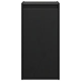 Wall Cabinets 2 pcs Black 30x30x60 cm Solid Wood Pine 813494