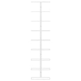 Wall-mounted Wine Rack for 9 Bottles White Iron 340900