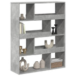 Bookcase Concrete Grey 100x33x125.5 cm Engineered Wood 3309333