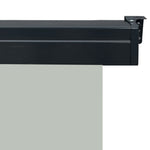ZNTS Balcony Side Awning 105x250 cm Grey 48416