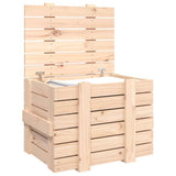 Storage Box 58x40.5x42 cm Solid Wood Pine 824993