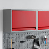 Tool Cabinet with Storage Red and Grey 50 x 25 x 35 cm Steel 4103478